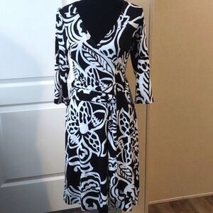 Ab Studio Belted Dress Size S